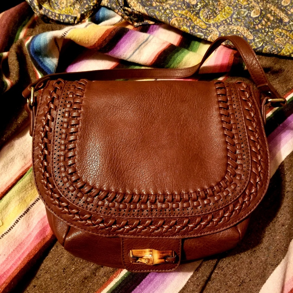Big Buddha short strap purse 10.5 x 13 inches